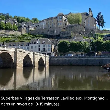Coeur De Dordogne, Vue Vallee, Grande Piscine Privee La Bachellerie
